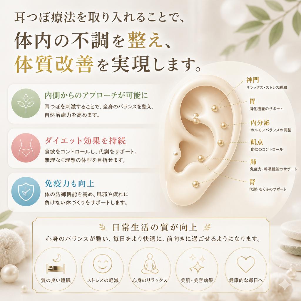 体質改善のメリット