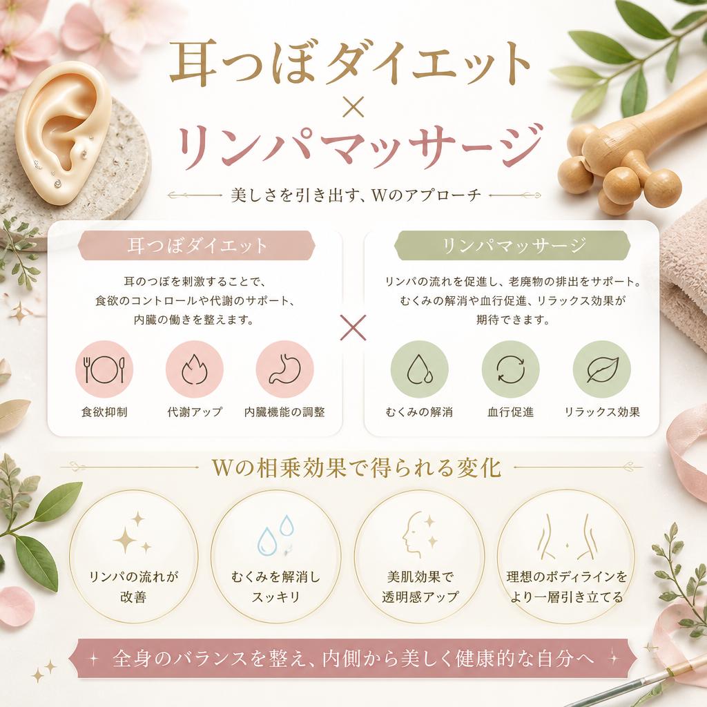 リンパマッサージとの相乗効果
